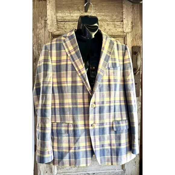 Club Room Multicolor Plaid Blazer - Picture 3 of 16